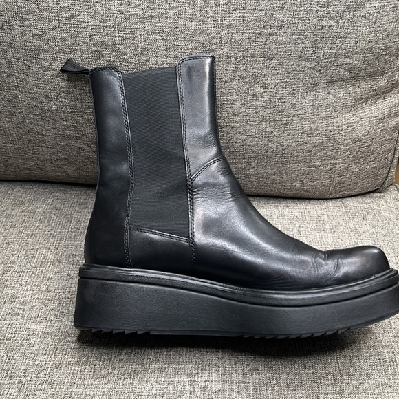VAGABOND SHOEMAKERS Tara Chelsea Boot Black Leather Size 40EU 11 US   0377 - Picture 8 of 12